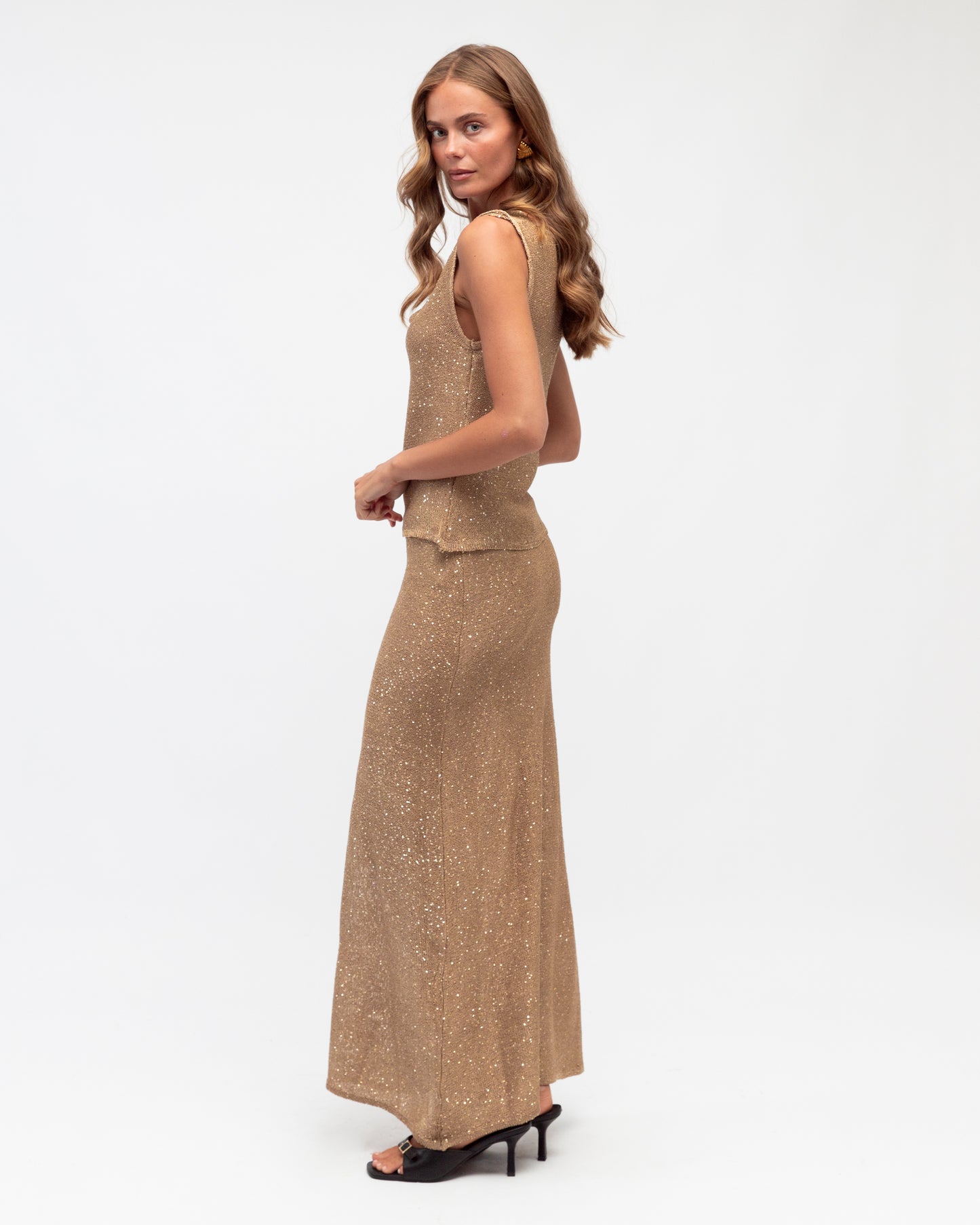 NORA SHIMMER SKIRT