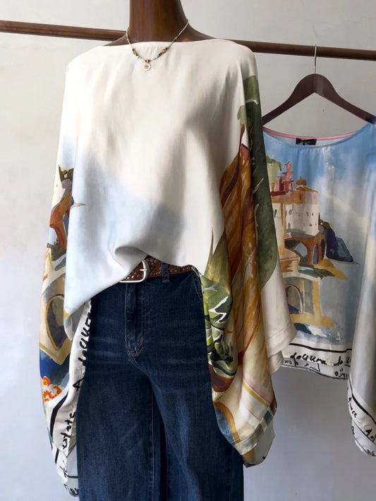 PORTOFINO SILK BLEND TOP