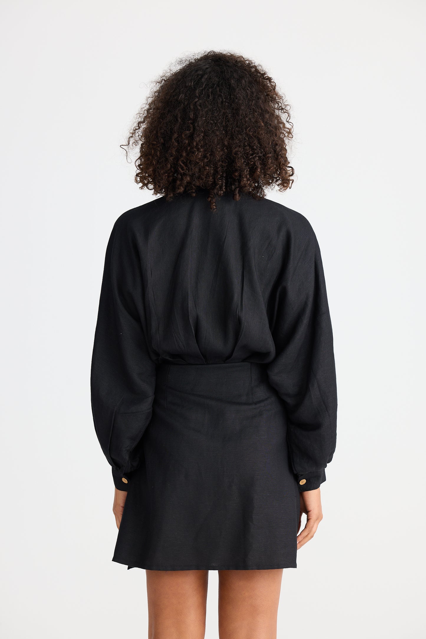 PORTO DRESS LINEN BLEND