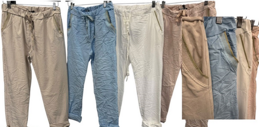 STRETCH LUREX PANT