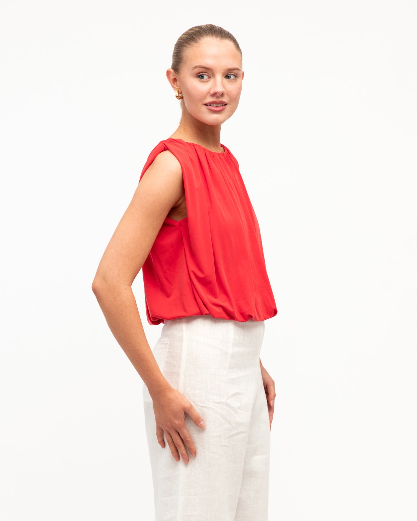 BUBBLE HEM BALLON TOP