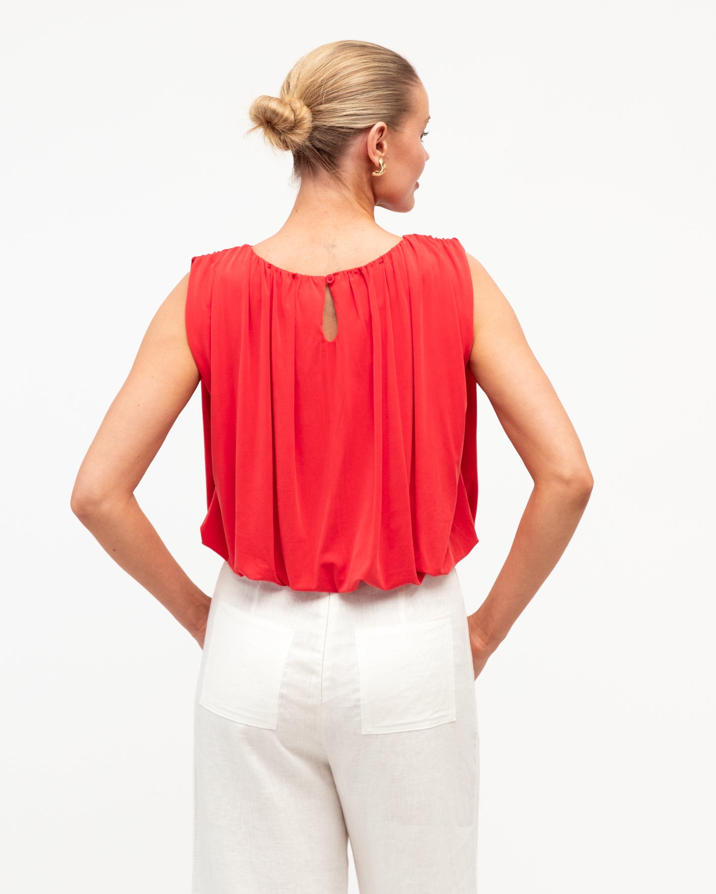 BUBBLE HEM BALLON TOP