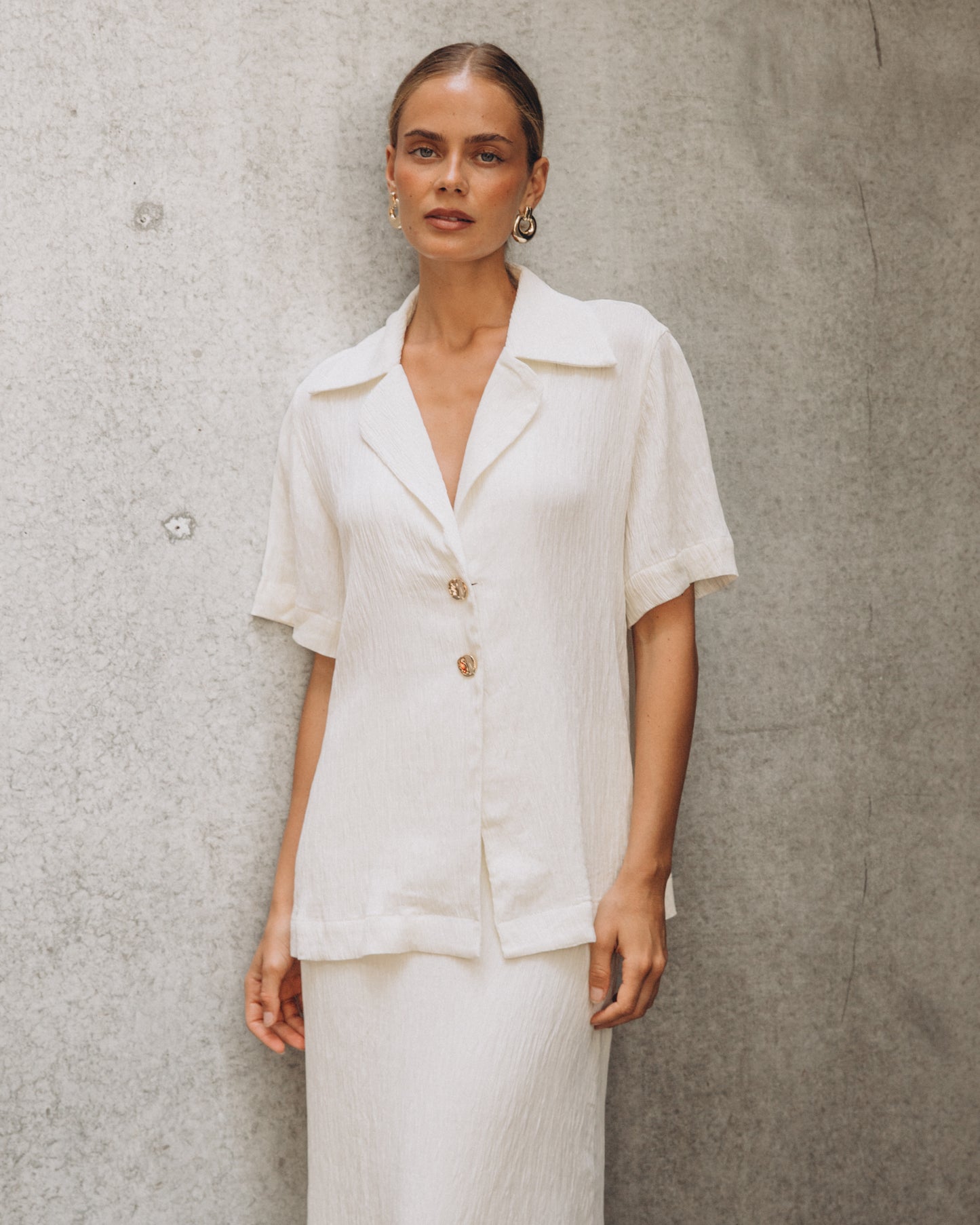 THE CLOSET TEXTURED SHIRT