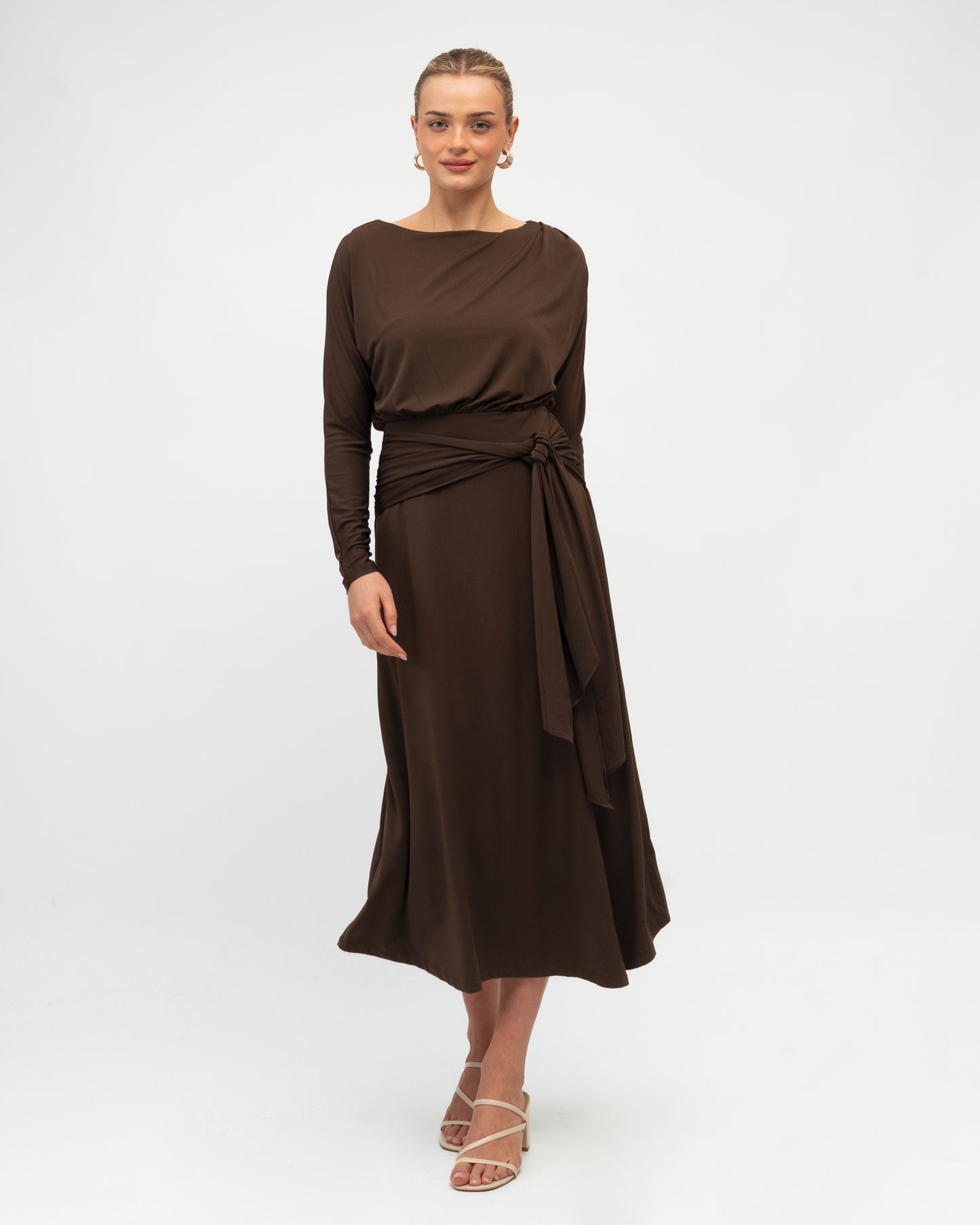 ANIKA JERSEY MIDI DRESS