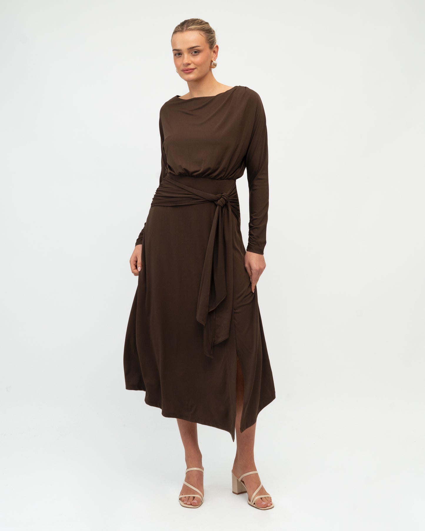 ANIKA JERSEY MIDI DRESS