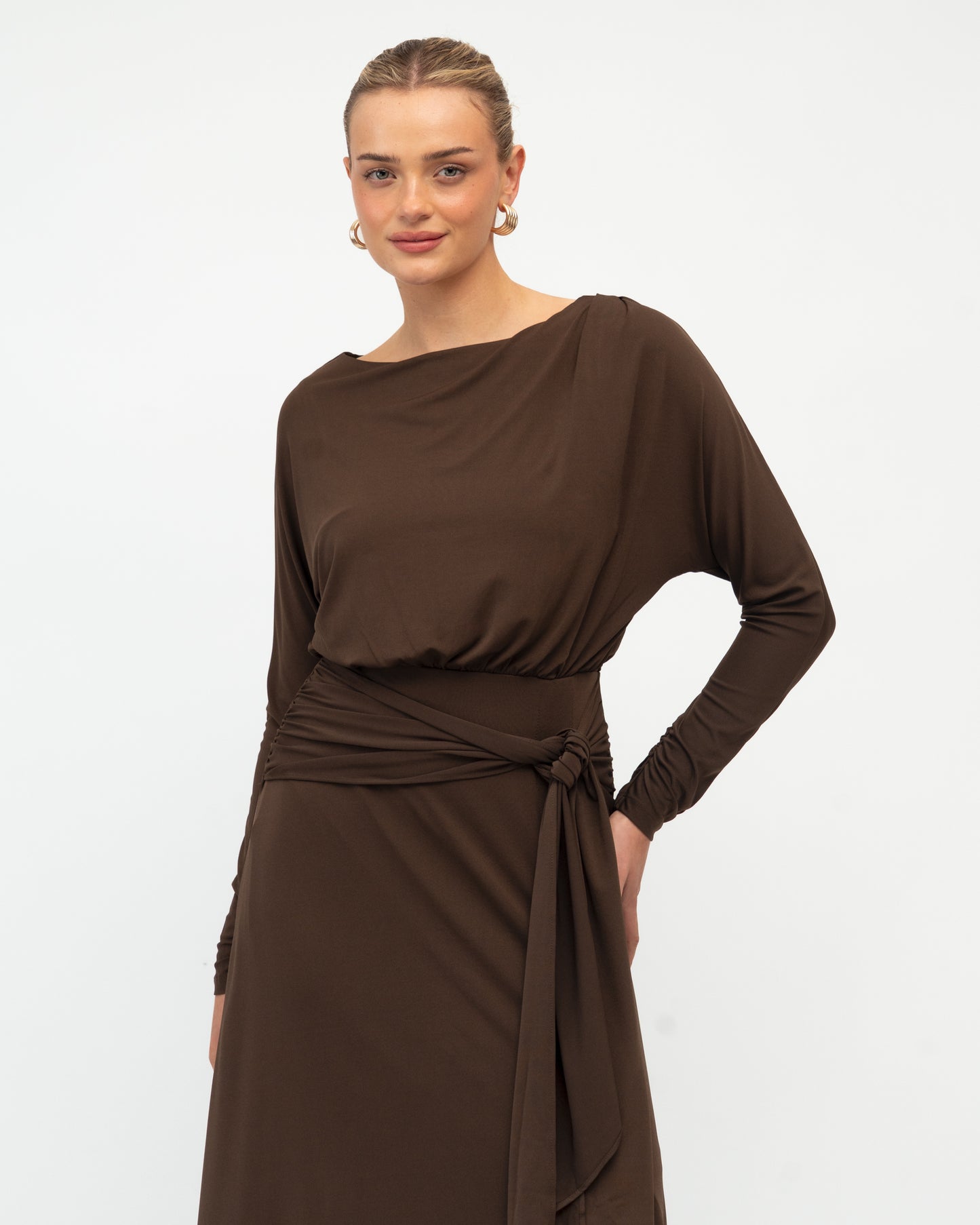 ANIKA JERSEY MIDI DRESS