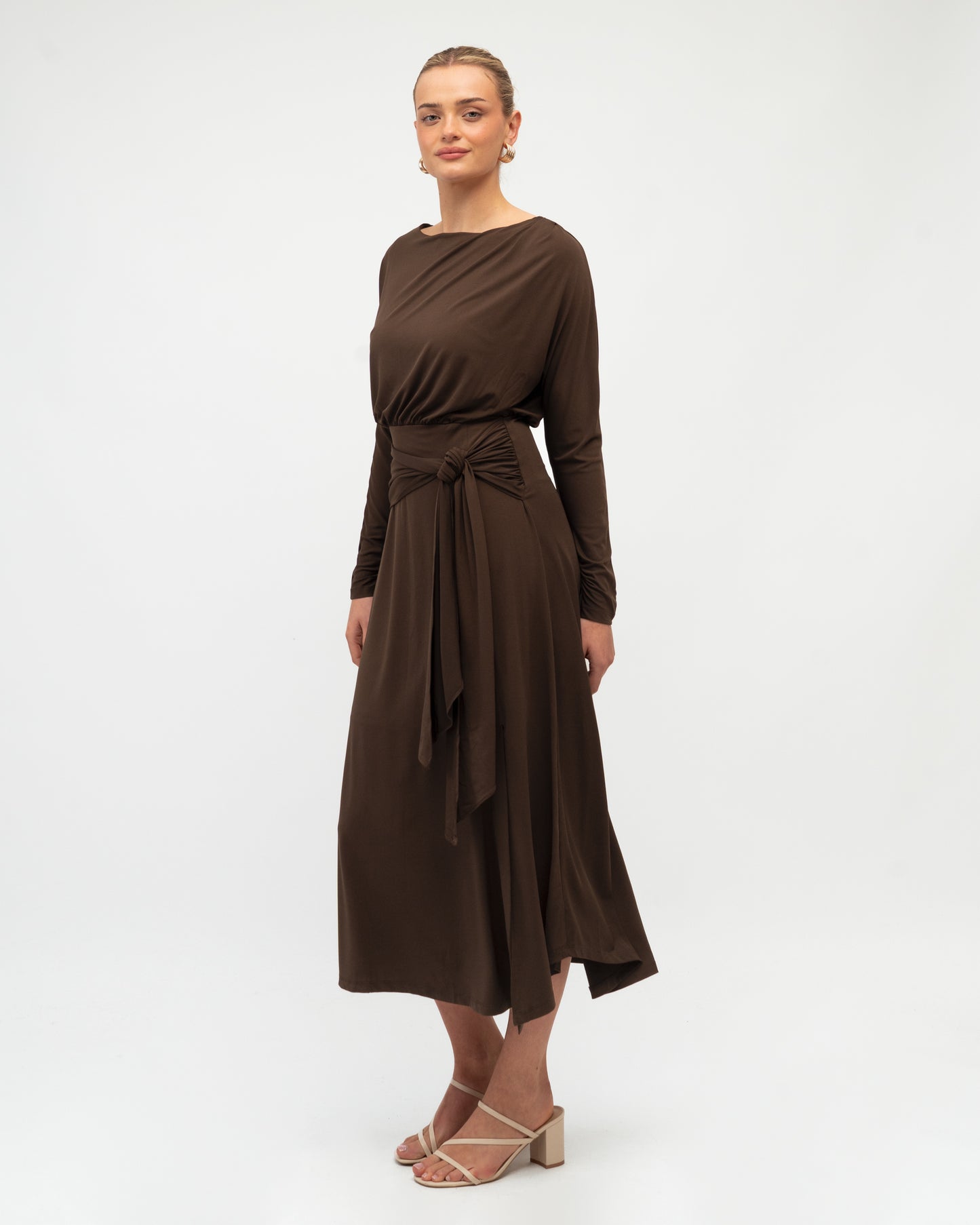 ANIKA JERSEY MIDI DRESS