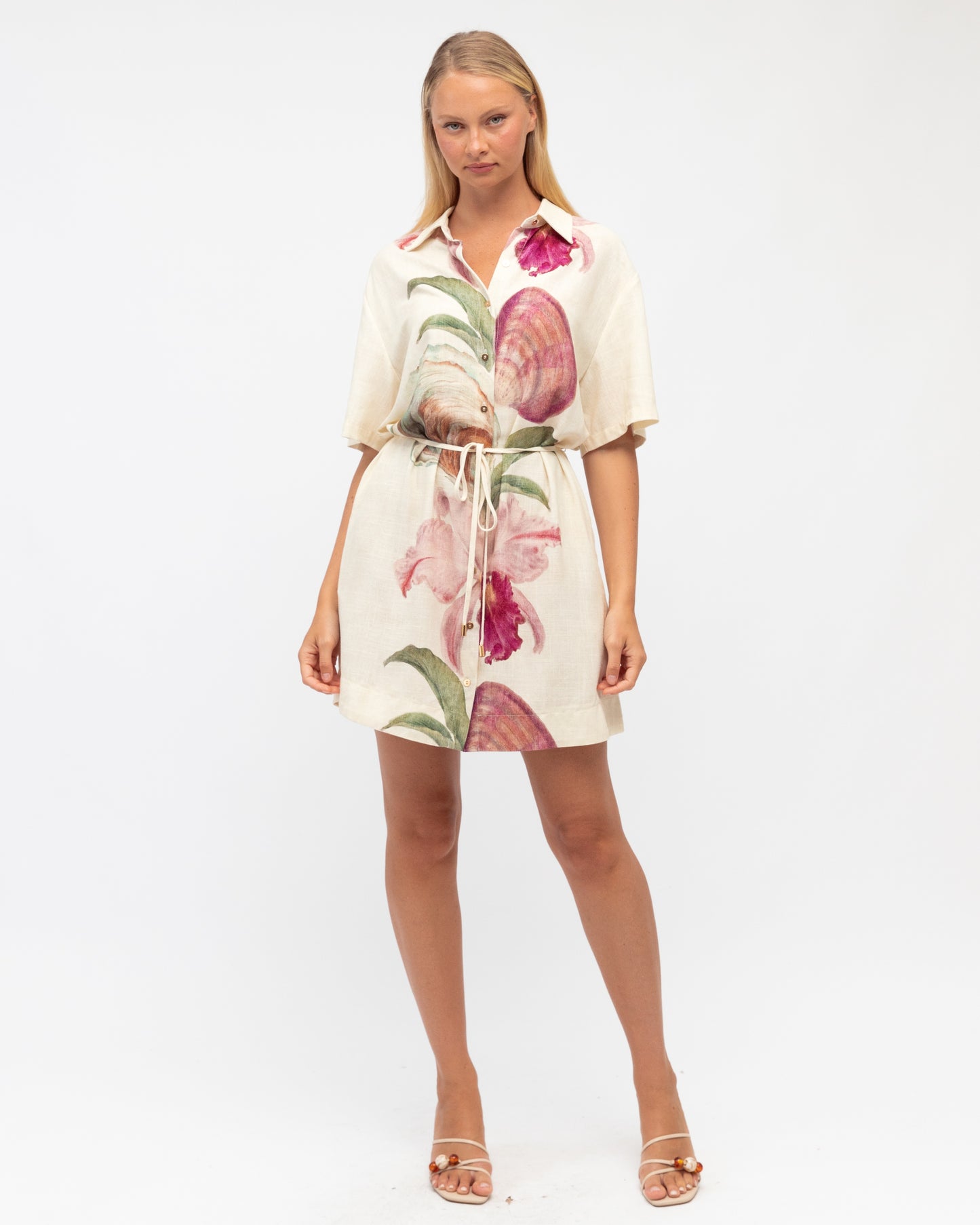 SEA SIREN MINI SHIRT DRESS