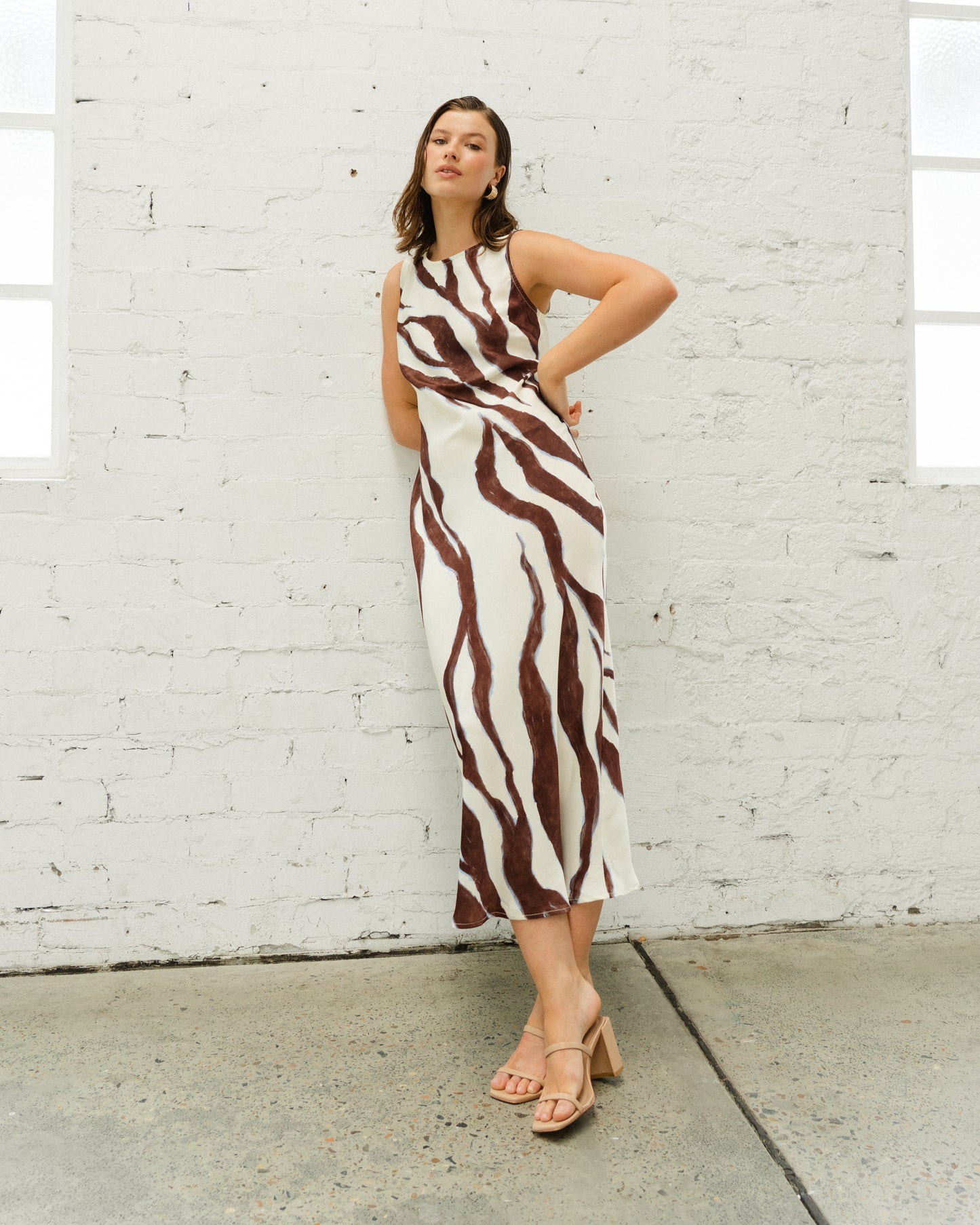 ZEBRA MAXI DRESS
