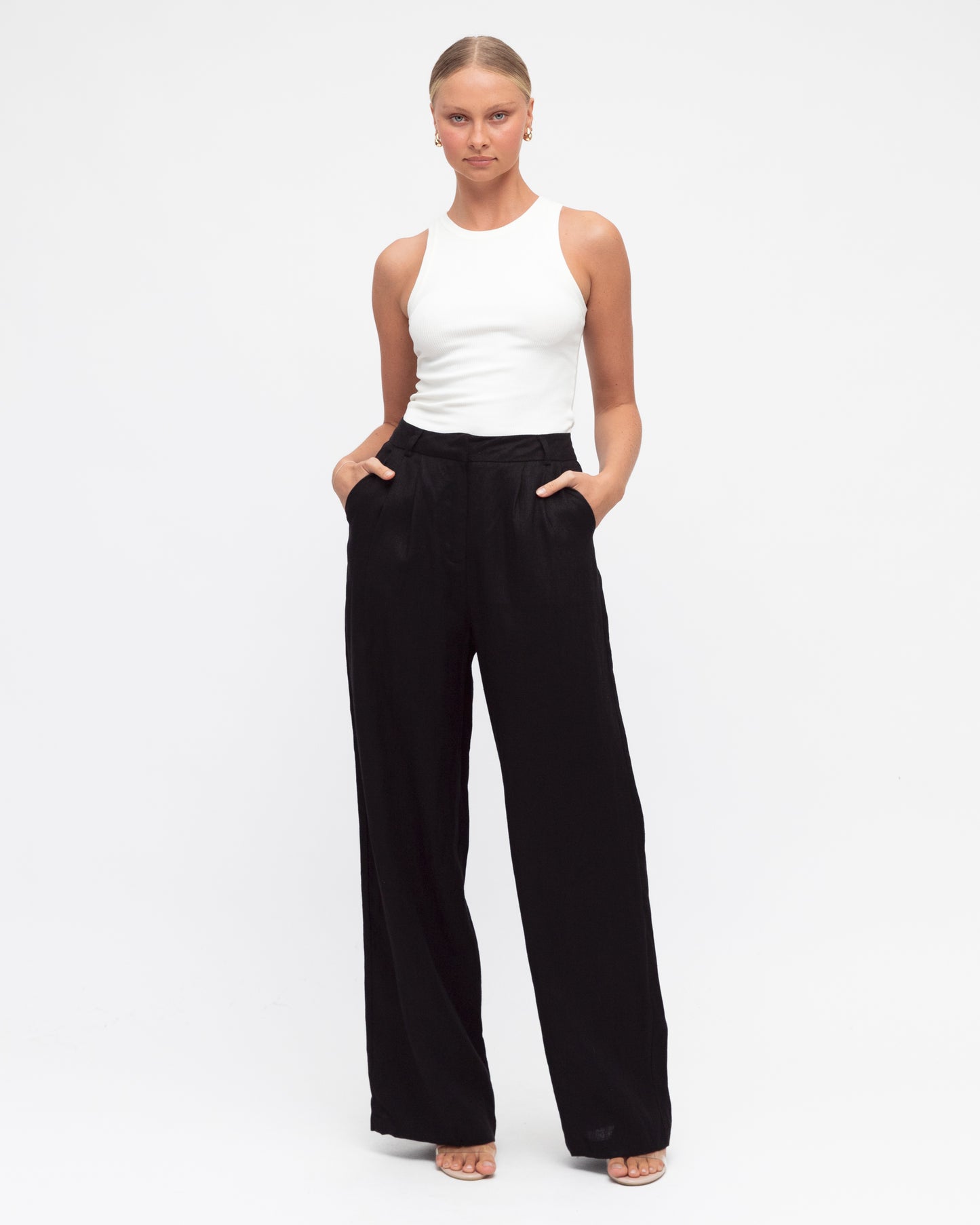 CHLOE 100% LINEN PANT