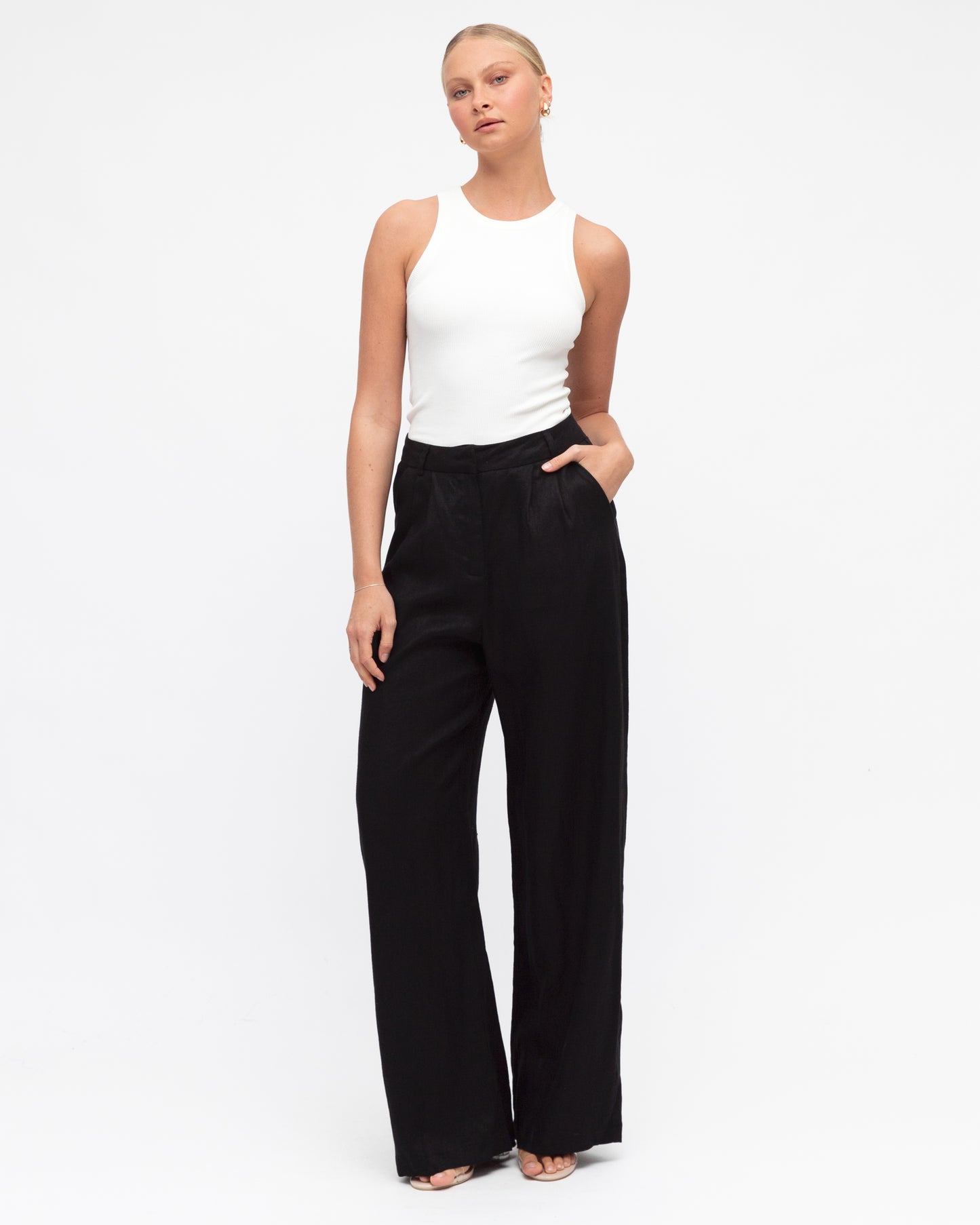 CHLOE 100% LINEN PANT