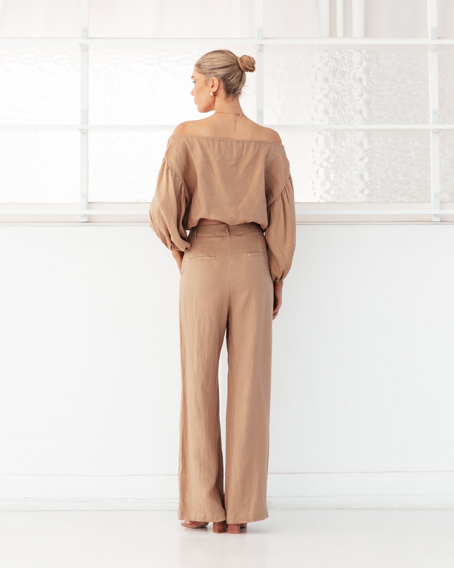 CHLOE 100% LINEN PANT