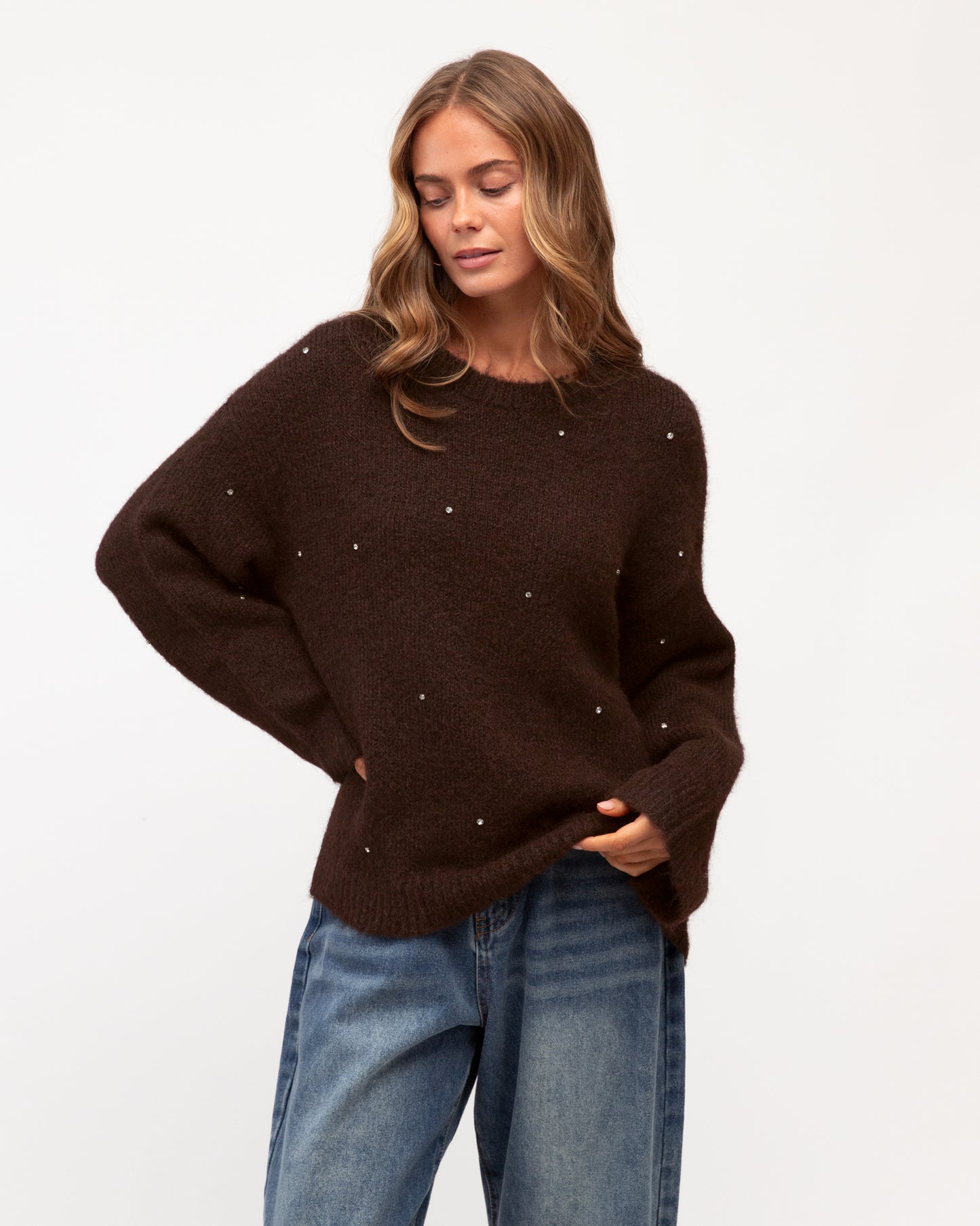 GLITZ KNIT JUMPER