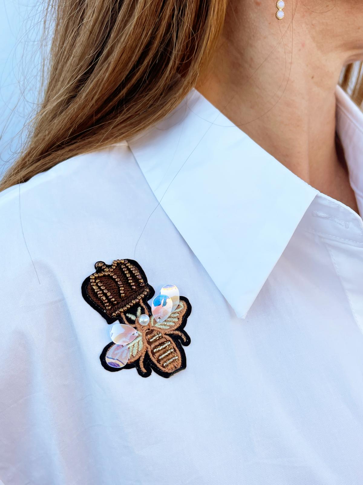 BEE JULIA EMBROIDERY SHIRT