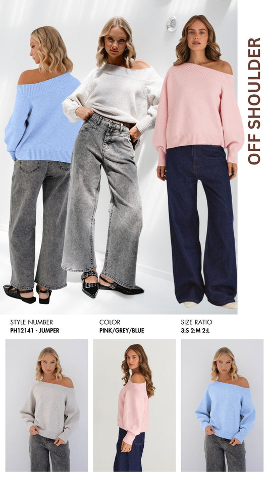 OFF SHOULDER JUMPER