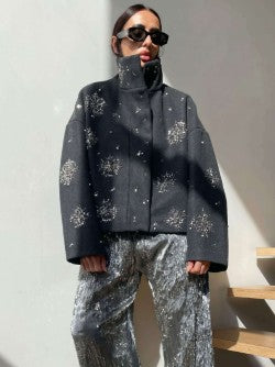 BEADED COAT