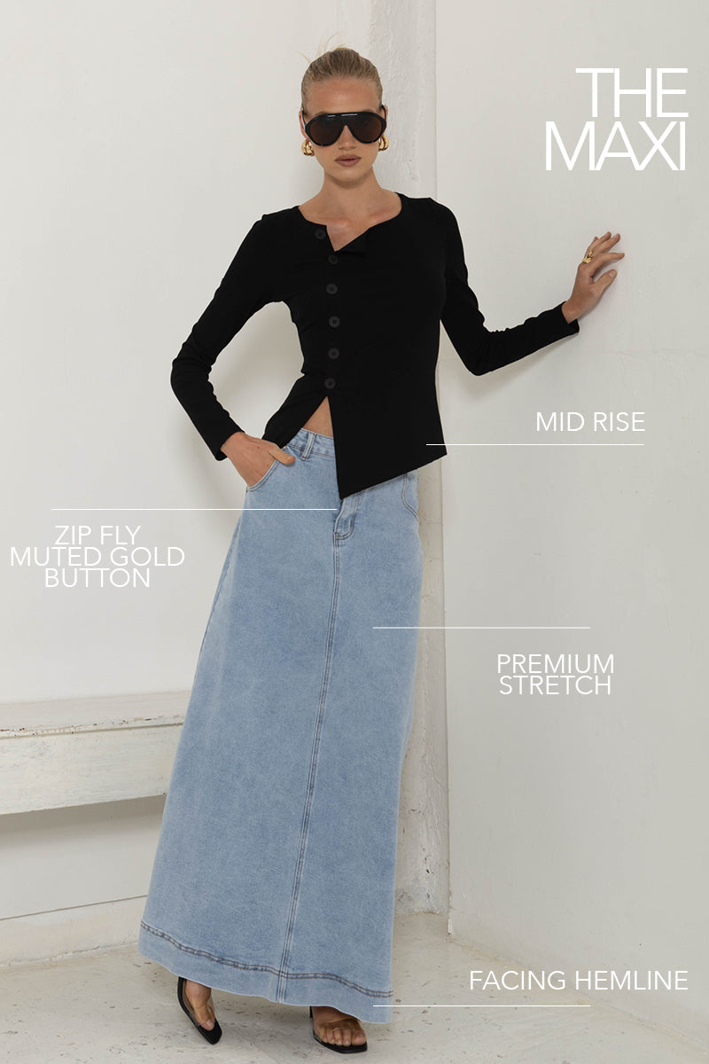 AIRFORCE BLUE SKIRT