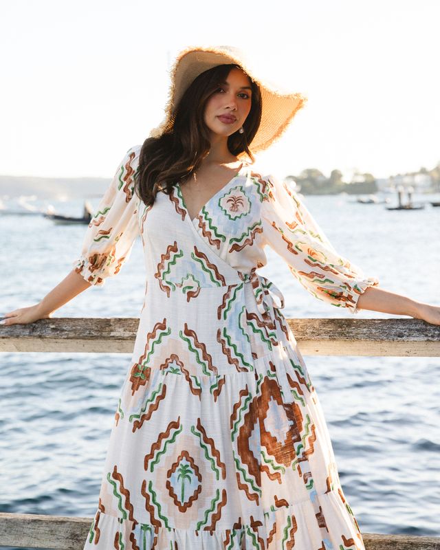 IDYLL WRAP MAXI DRESS