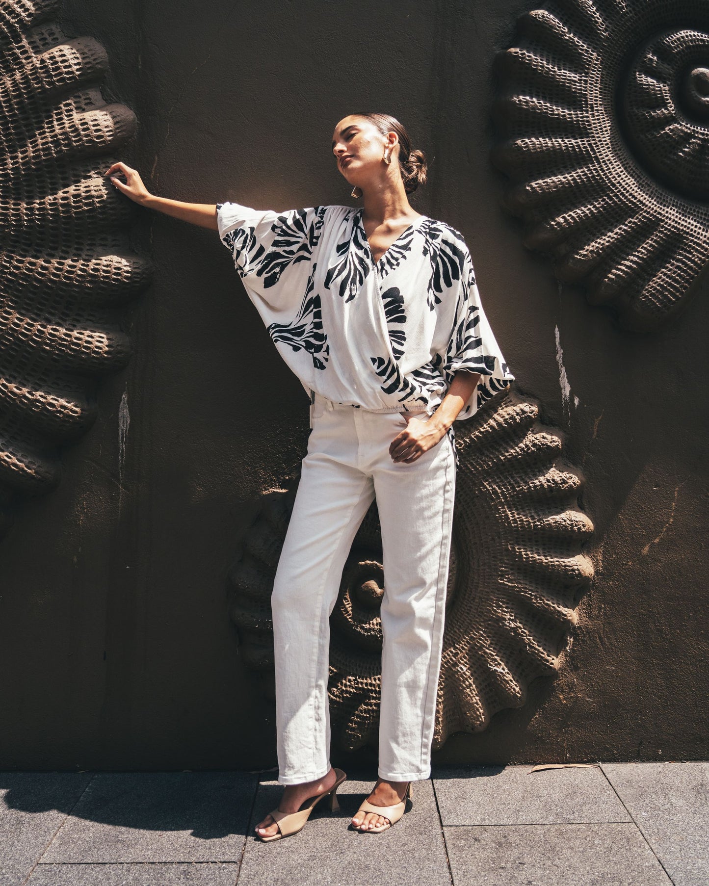 MIRAE CROSS OVER BLOUSE