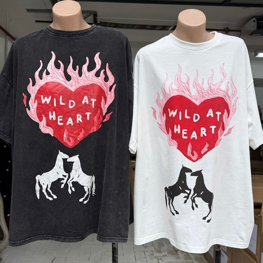 WILD AT HEART TEE