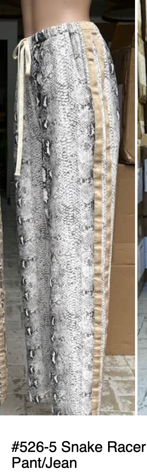 SNAKE RACER PANT