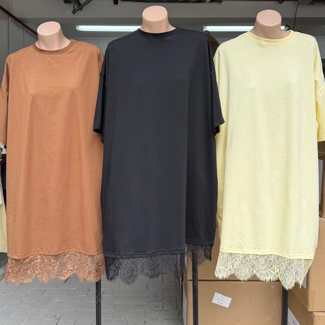 LACE TEE DRESS