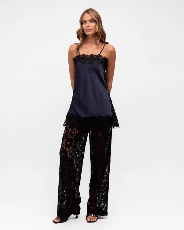 midnight satin singlet