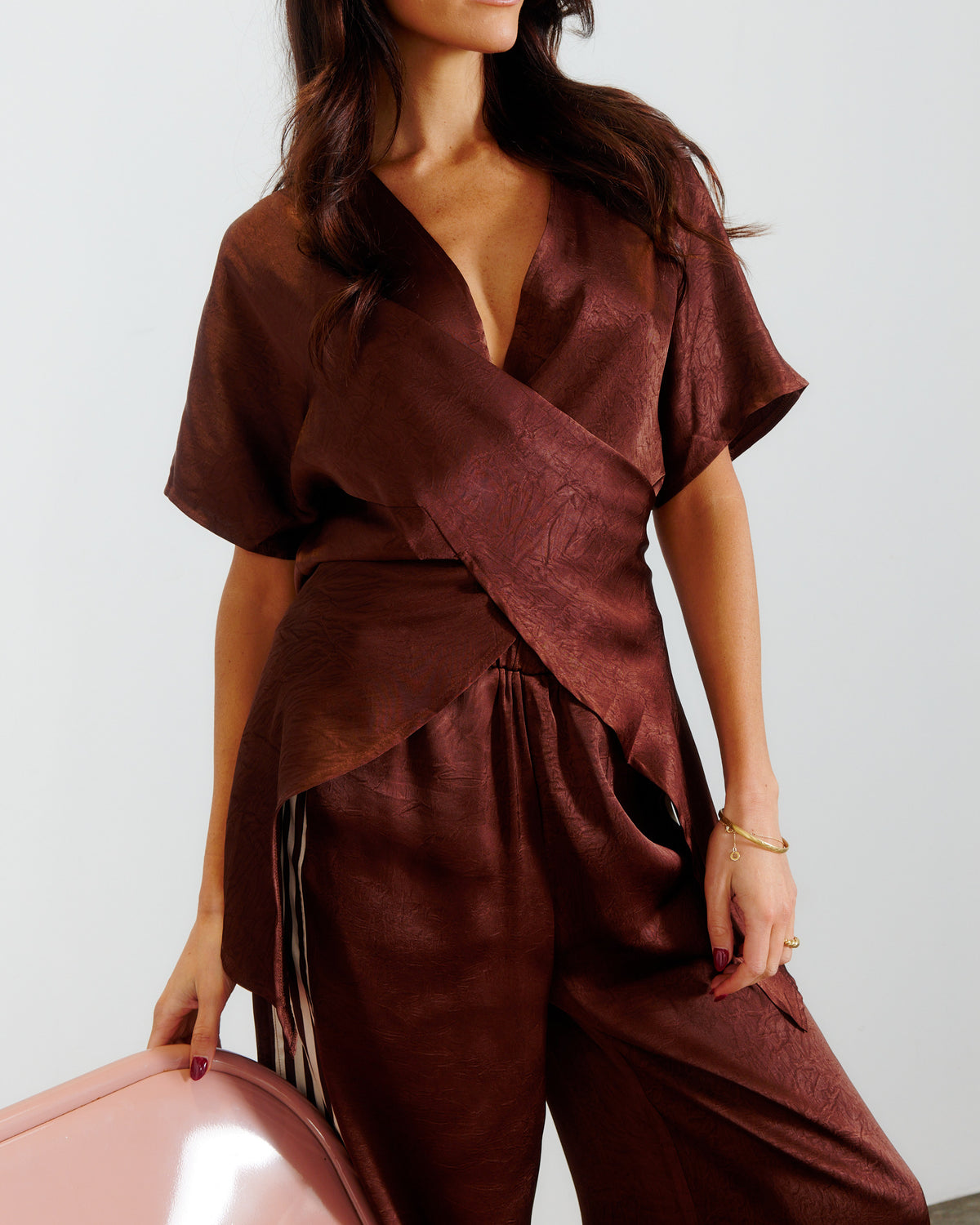 PORTOFINO SIDE RACER PANT CHOC
