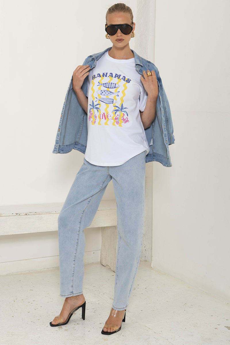 BARREL JEANS BLUE