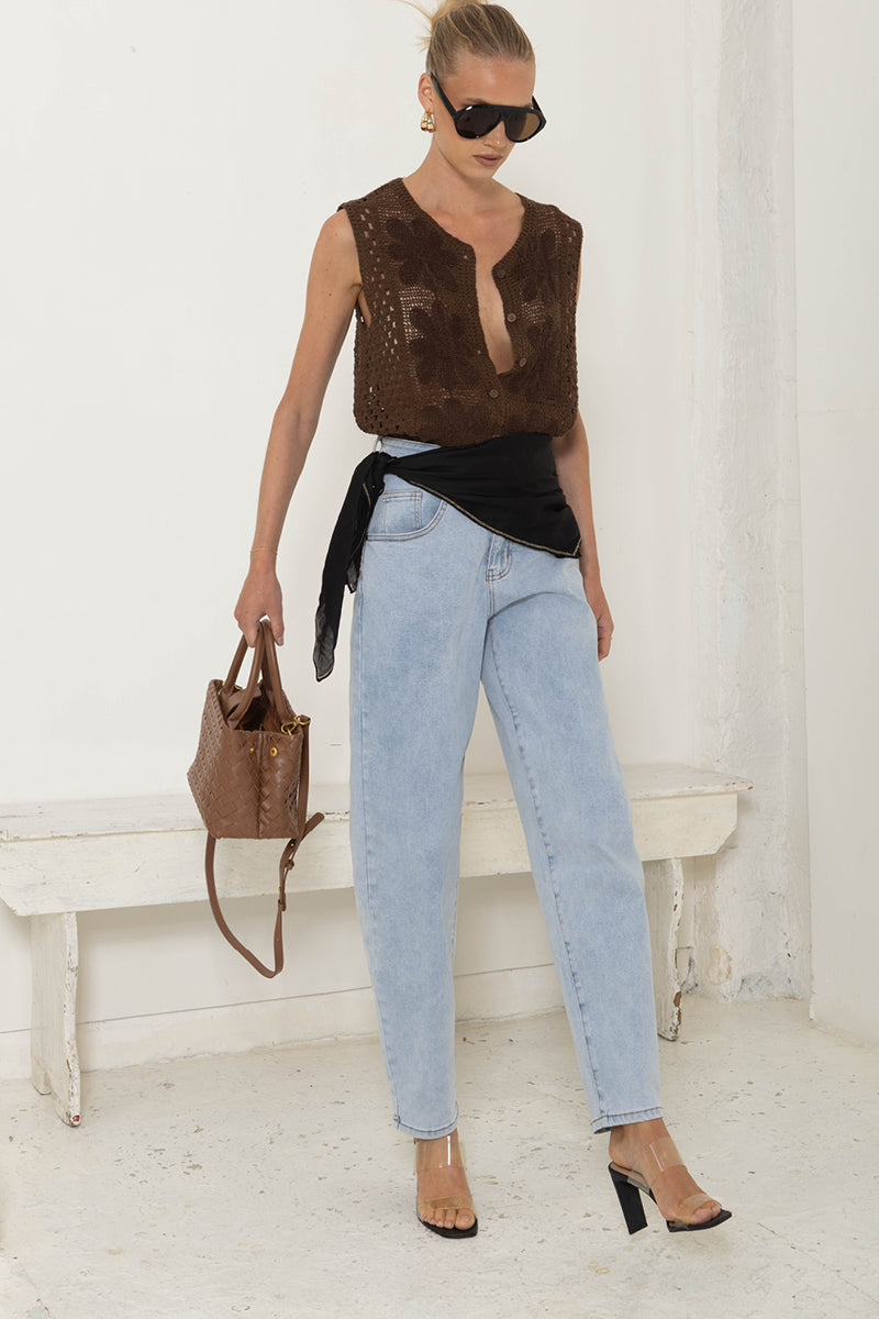 BARREL JEANS BLUE