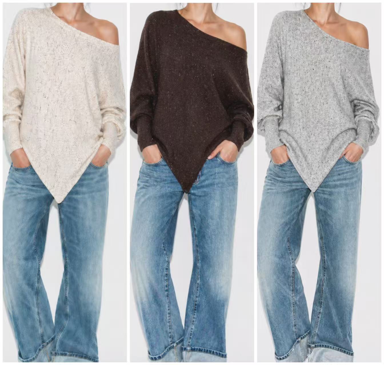 POP SHOULDER KNIT