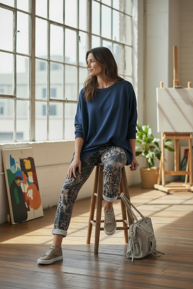 COTTON RAW EDGE TOP