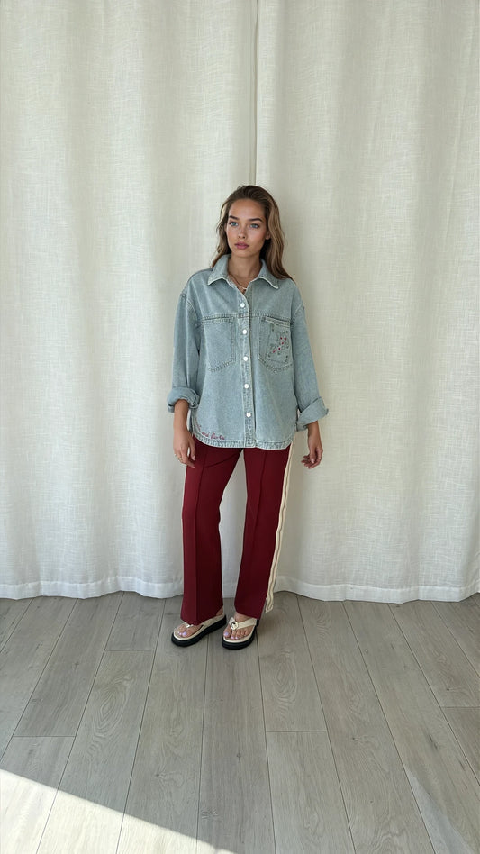 LUCKY TIGER DENIM SHACKET