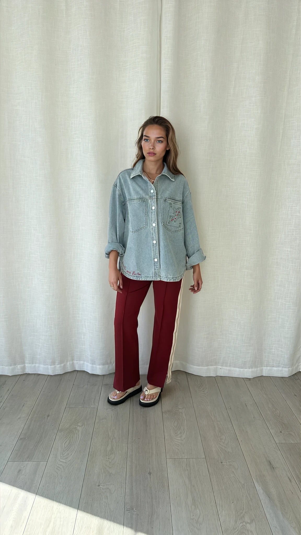 LUCKY TIGER DENIM SHACKET