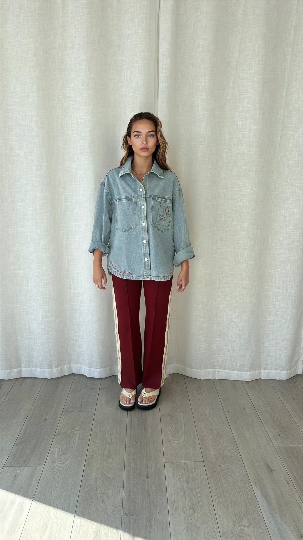 LUCKY TIGER DENIM SHACKET