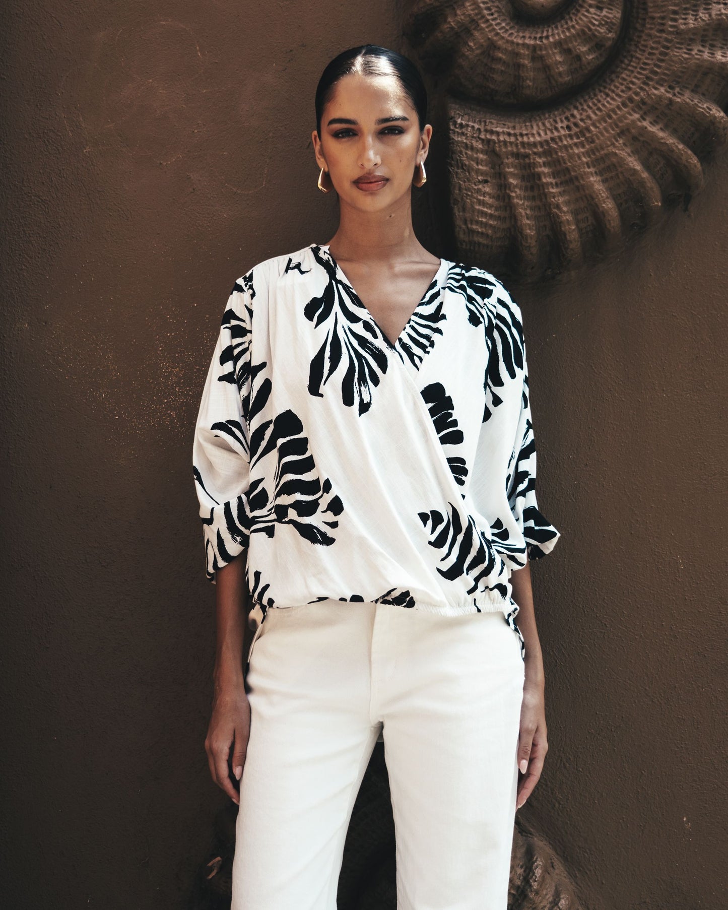 MIRAE CROSS OVER BLOUSE