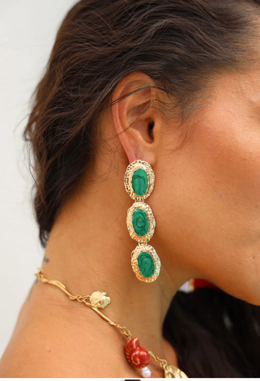 TRIPPLE DROP EARING