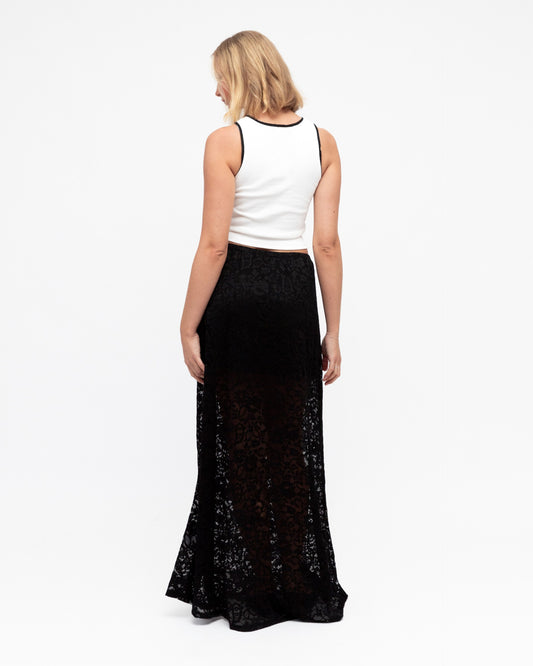 HELEN A LINE SKIRT MAXI