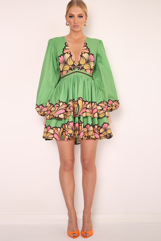 PORTUGAL LONG SLEEVED DRESS