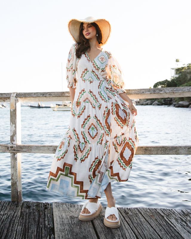 IDYLL WRAP MAXI DRESS
