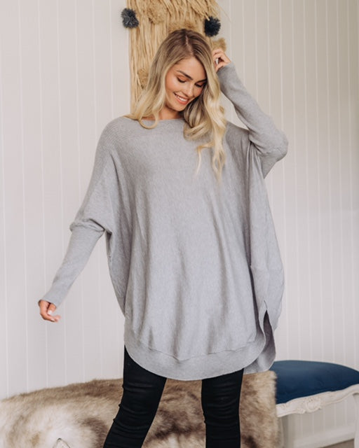 HAYDEN KNIT - GREY