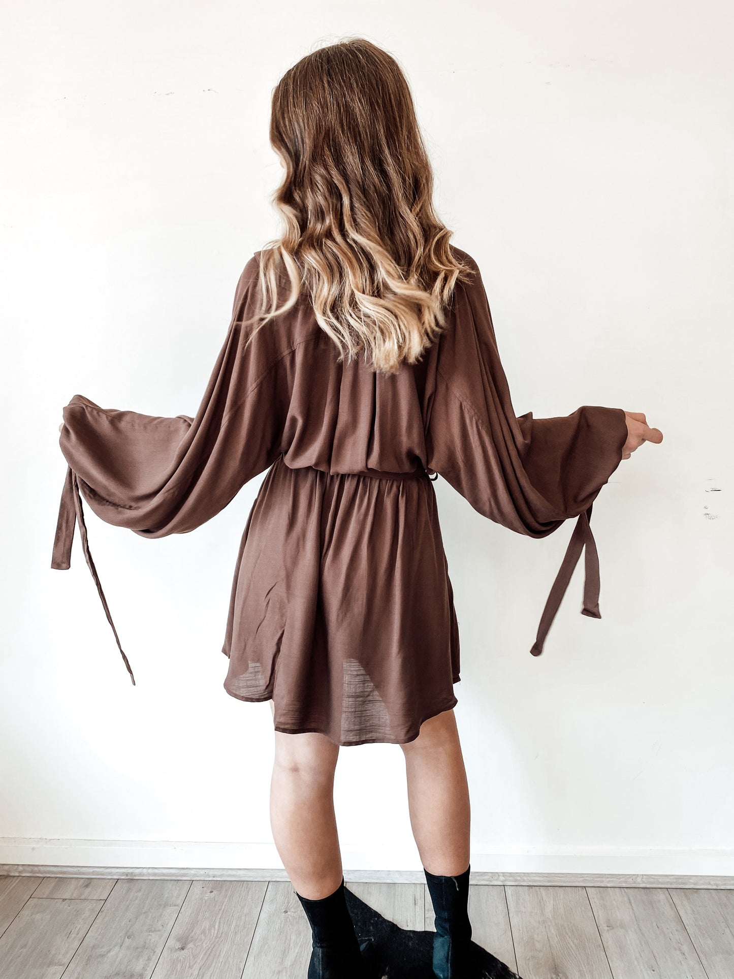 INTI LOUNGE DRESS - CHOCOLATE