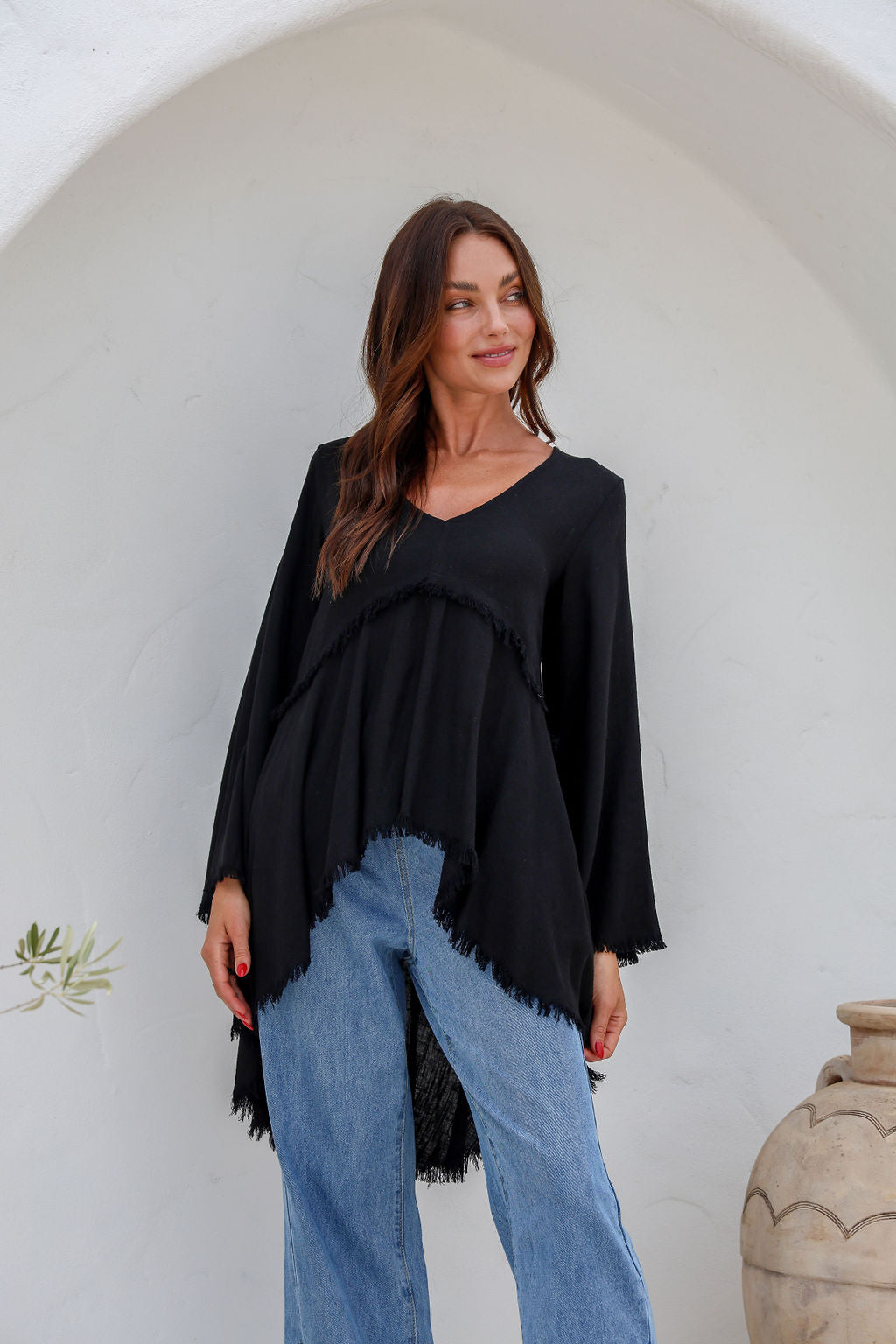 BIBA LONG SLEEVE FRAY