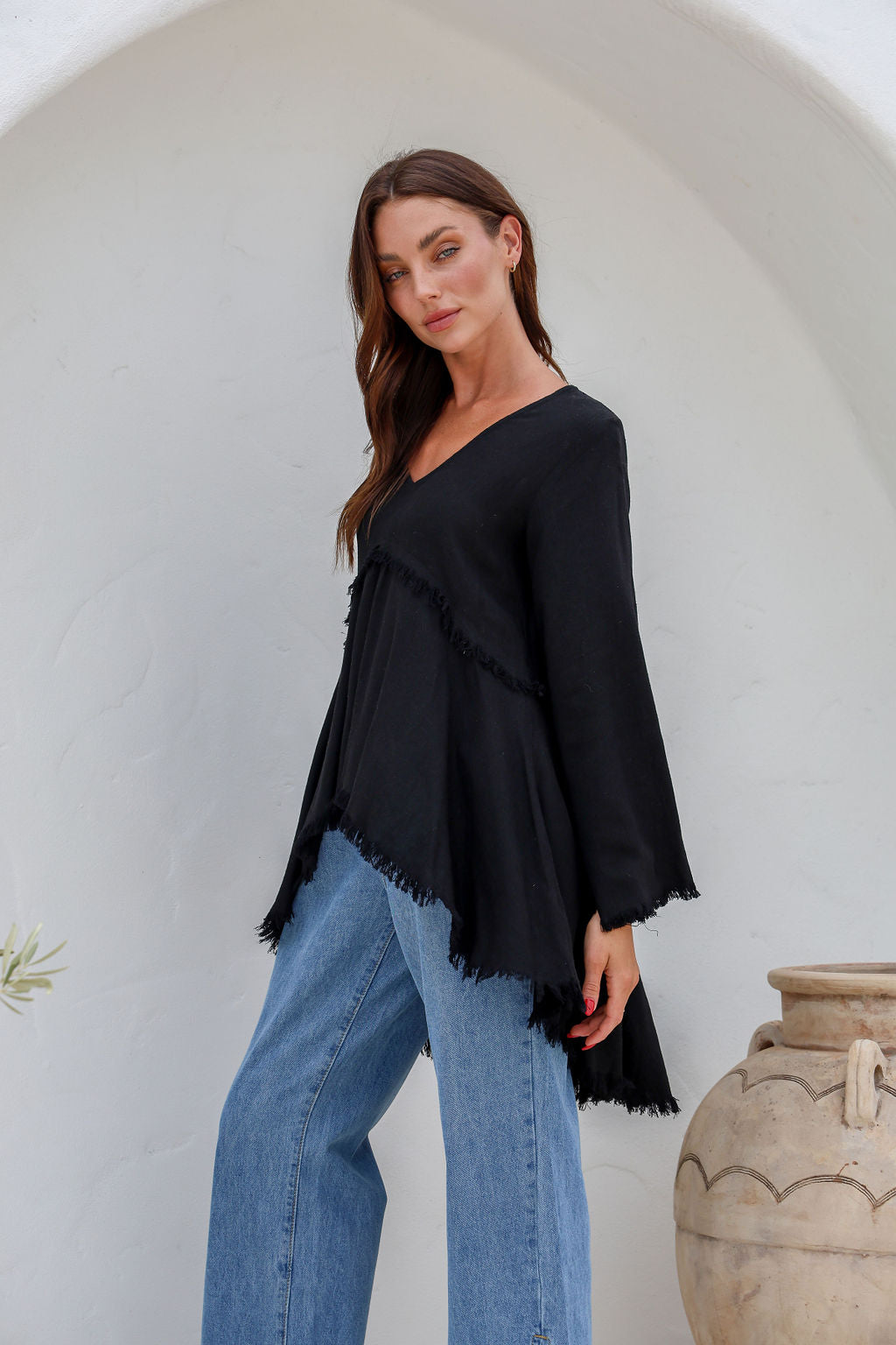 BIBA LONG SLEEVE FRAY