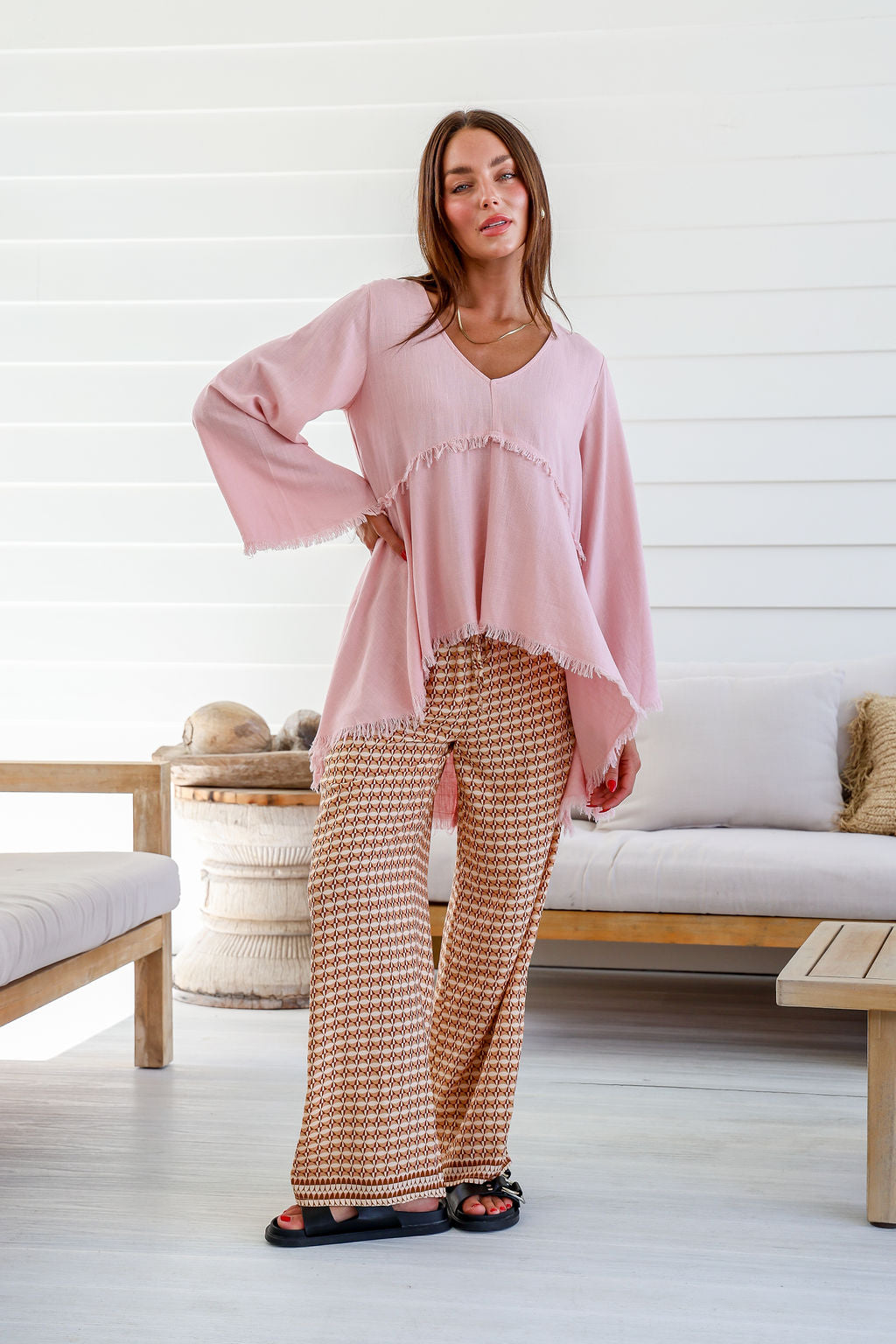 BIBA LONG SLEEVE FRAY