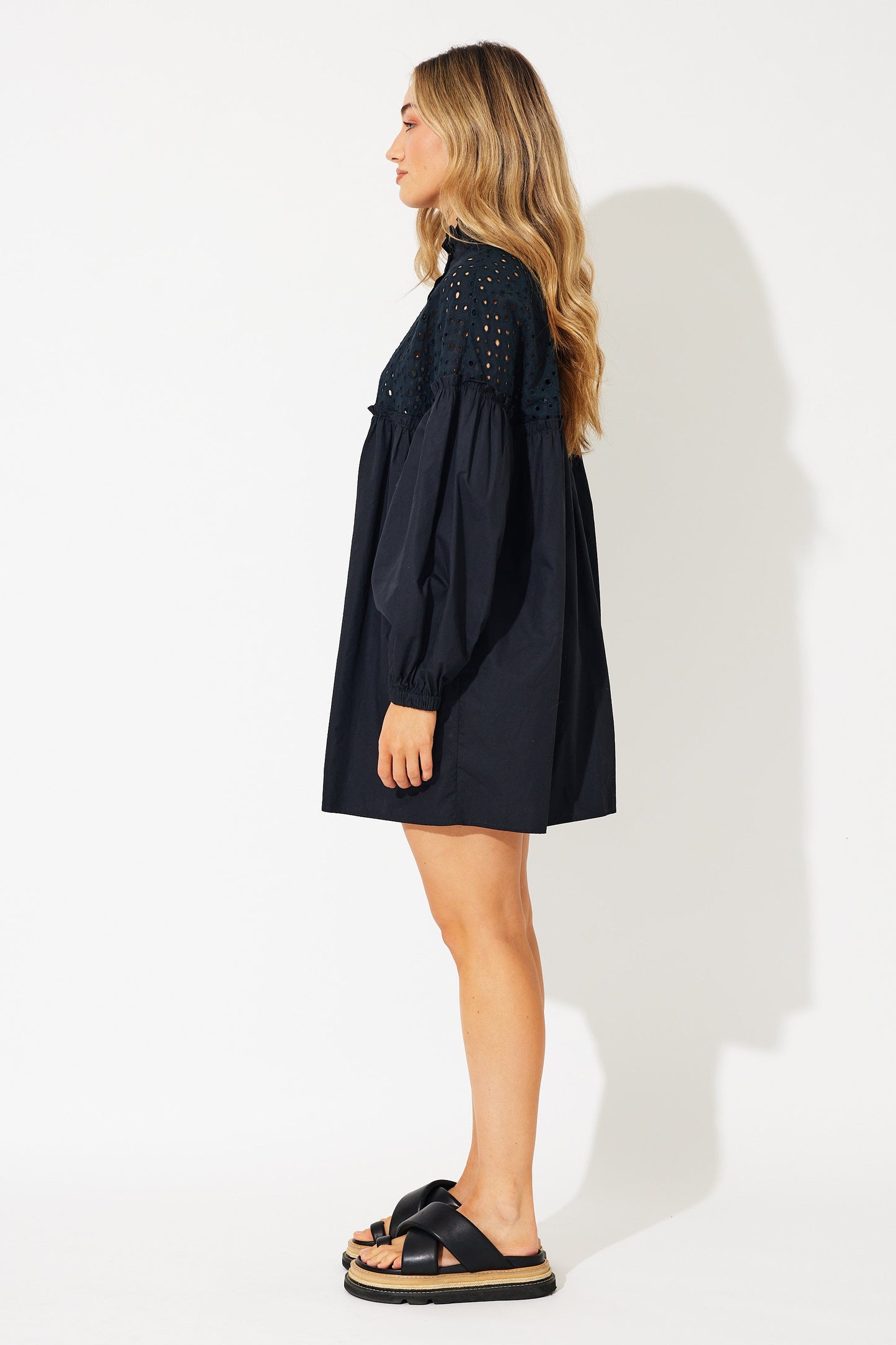 CALIHA SMOCK DRESS