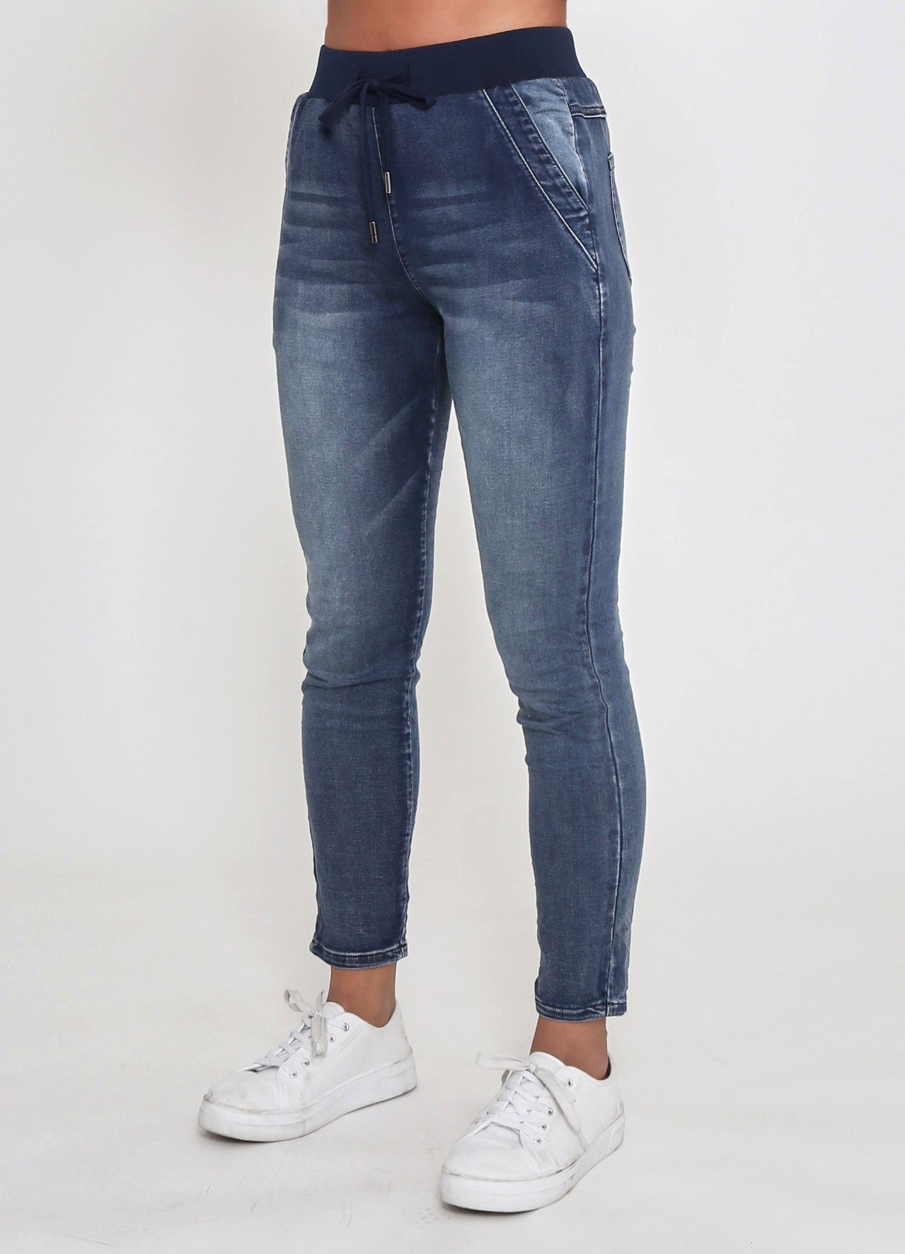 RILEY DENIM JOGGER - DENIM