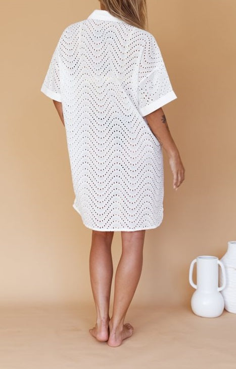 BELL RELAXED SHIRT DRESS