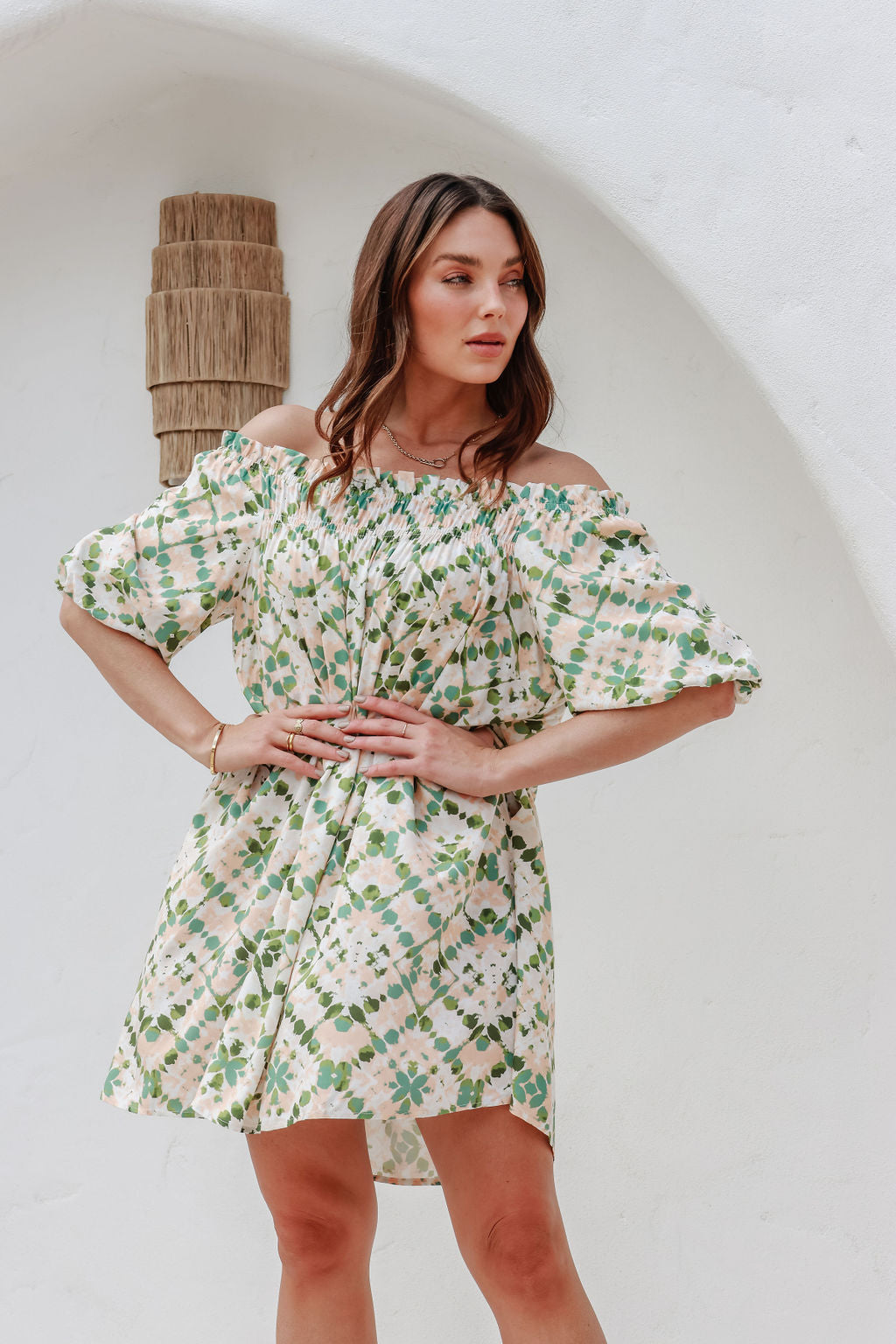 ECHO SMOCK DRESS