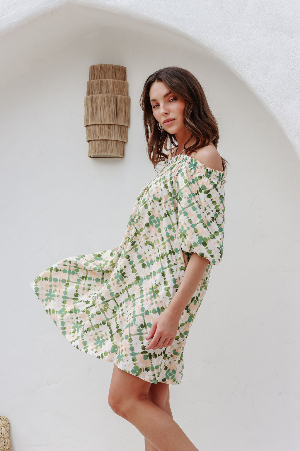 ECHO SMOCK DRESS